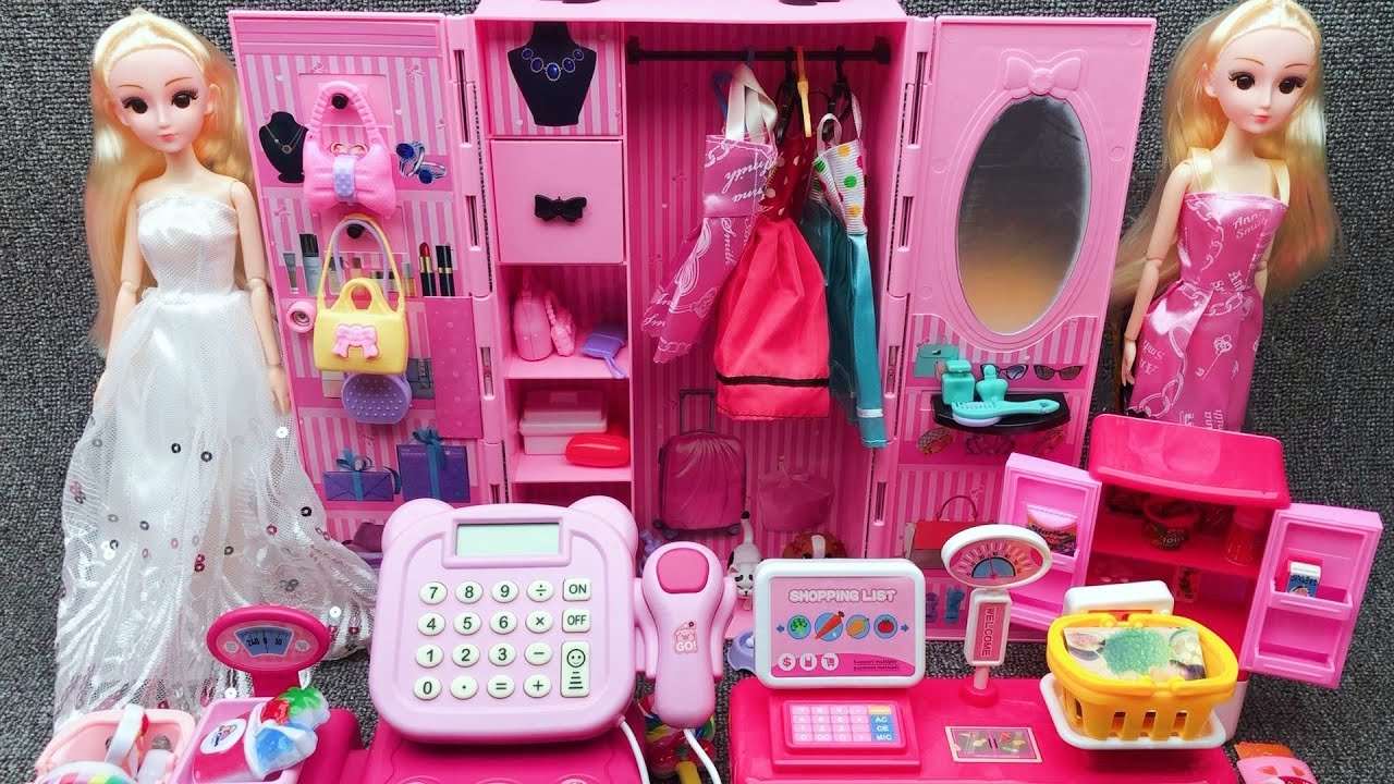 15-minute Immersive Unboxing Review Barbie Wardrobe Series & Supermarket Series Toy Review｜ASMR