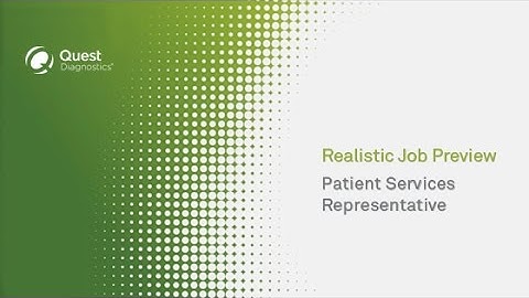 Patient Services Representative (Phleb) – Realistic Job Preview