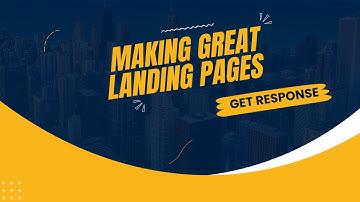 Mastering GetResponse: Creating Stunning Landing Pages for Maximum Conversions!
