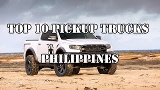 Top 10 Pickup Trucks in the Philippines