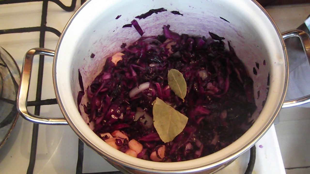 Rotkohl nach Omas Rezept - besser als aus der Dose,Красная капуста по ...