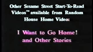 Sesame Street Start To Read Video Promo 1991 Variant 1