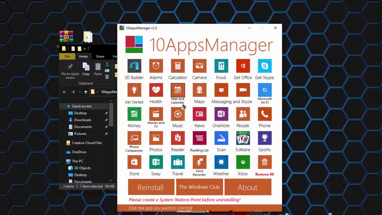 10AppsManager For Windows 10 | 10AppsManager REVIEW - YouTube