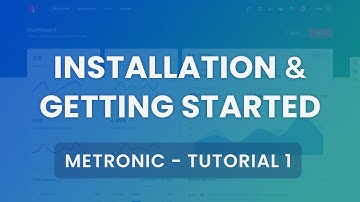 [Below v7.0] Installation & Getting Started Tutorial #1 - Metronic Admin Theme