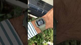 W-217H on Wrist || size Matters the big veriant of F91W || #casio #digitl #wristwatch #shorts #w217h