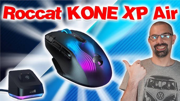 Roccat Kone XP Air souris gamer sans fil, blanc 