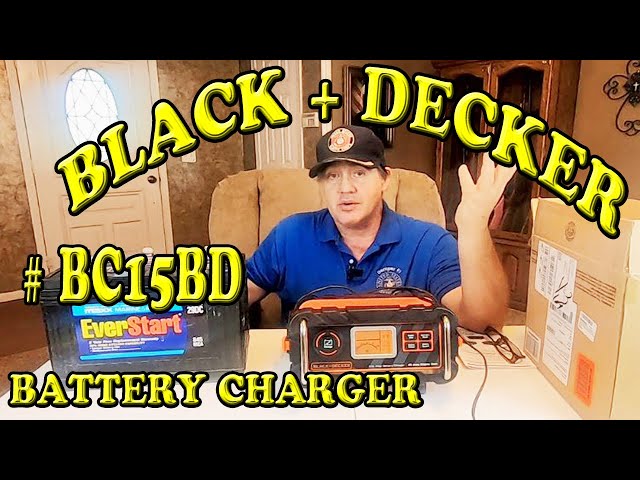 Black and Decker BM3B 6v 12v Battery Tender and Maintainer Unboxing and  Review 