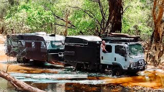 48 HRS on a CROC INFESTED RIVER - WE CAUGHT a CROCODILE!! - CORROBOREE BILLABONG - ISUZU NPS 4x4 by The Cartwrights 70,073 views 5 months ago 35 minutes