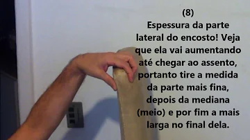 Como se mede uma cadeira?