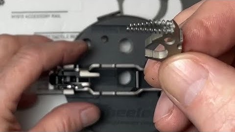 The Sig Armorer P320 C.O.R.E Action Job Kit install video