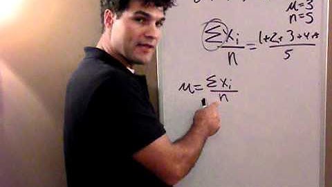What is a "Standard Deviation?"  and where does that formula come from