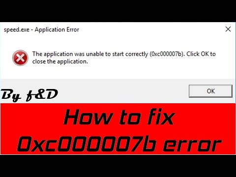 How To Fix The Application Was Unable To Start 0xc000007b Click