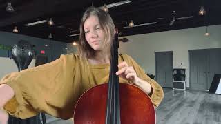 She Will Be Loved Cello Cover
