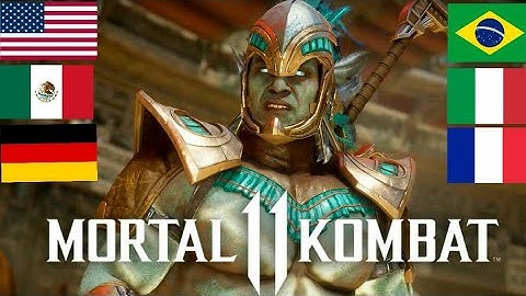 Mortal Kombat 11 - Voice / Performance Comparison | Shao Kahn & Kotal Kahn | Multilanguage
