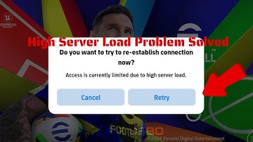 efootball 2025 High Server Load Problem Solved | Fix This Way