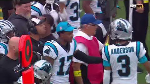 Robbie Anderson HEATED Moment with WR Coach Joe Da...