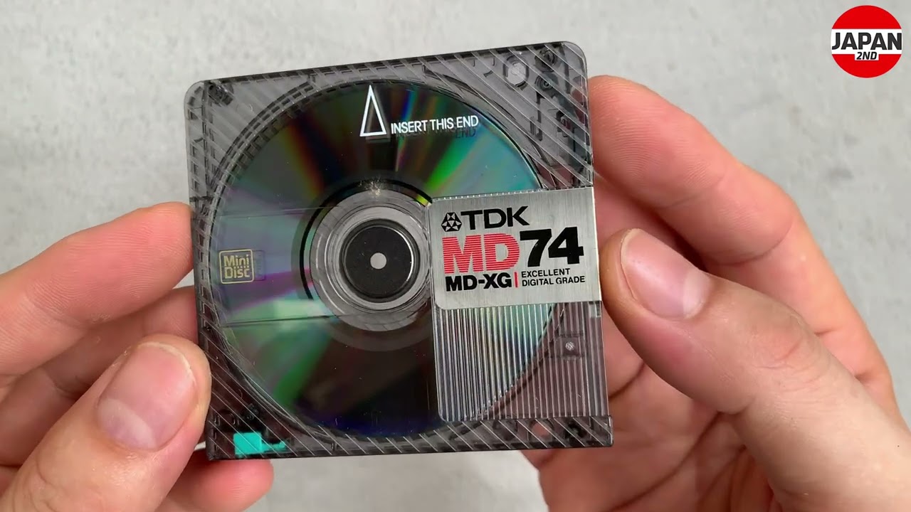 Đĩa Minidisc MD ミニディスク TDK MD74 MD-XG 74 minutes - YouTube