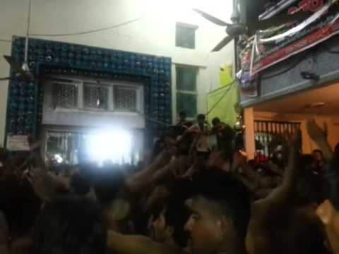 Bibiyan pak daman Lahore 9 zilhaj Noha:Koi Morr Liyaway Nana.2013