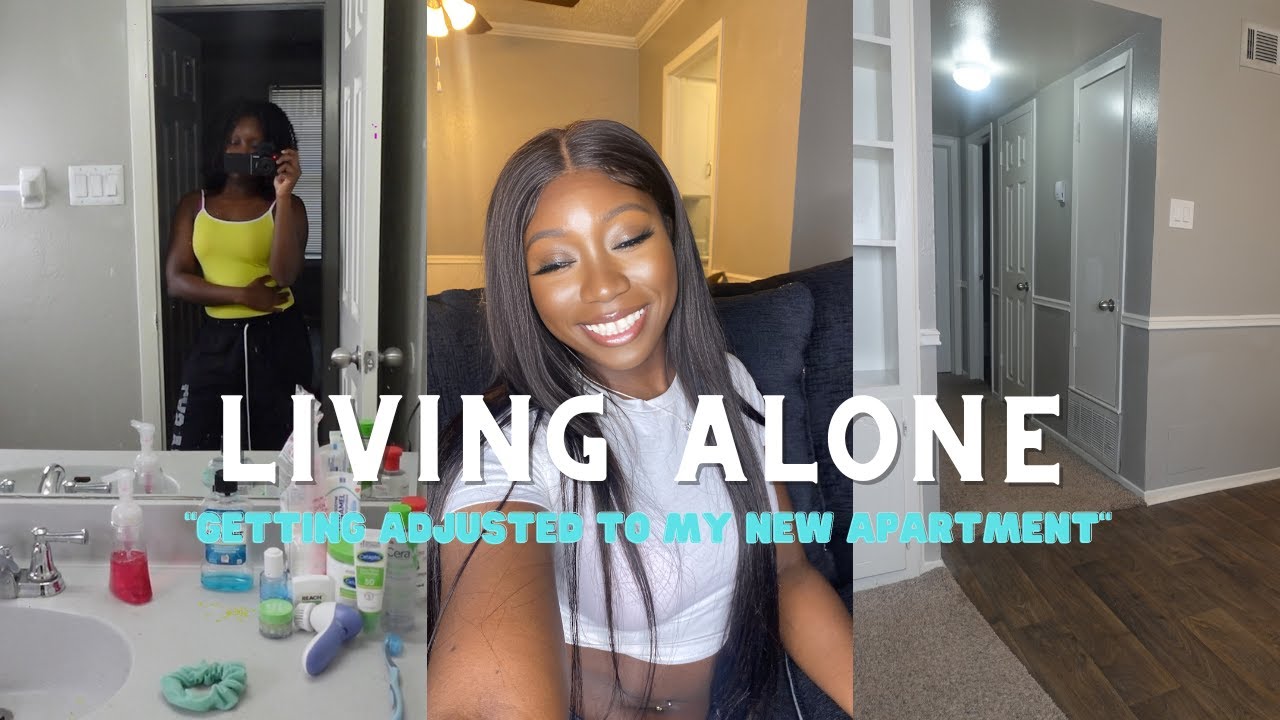 First time living alone getting adjusted to my new apartment VLOG