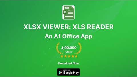 A1 - XLSX Viewer: XLS Reader 2023