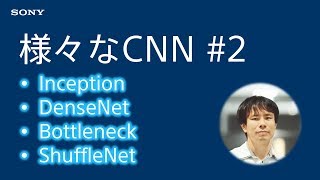 Deep Learning精度向上テクニック：様々なCNN #2