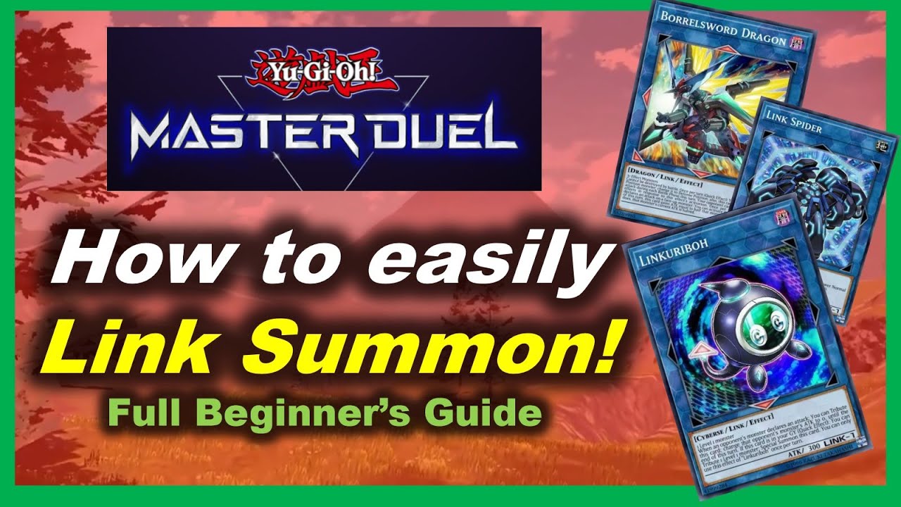 How To Easily Link Summon Monsters! Yugioh Master Duel - Beginner Tutorial  & Guide - Youtube