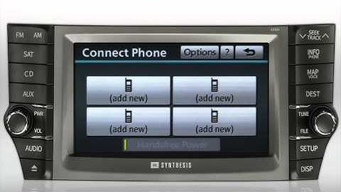 Navigation Audio (bluetooth pair phone) Avalon Toyota of Slidell