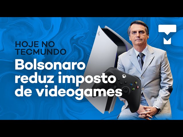 Bolsonaro reduz impostos sobre videogames no Brasil