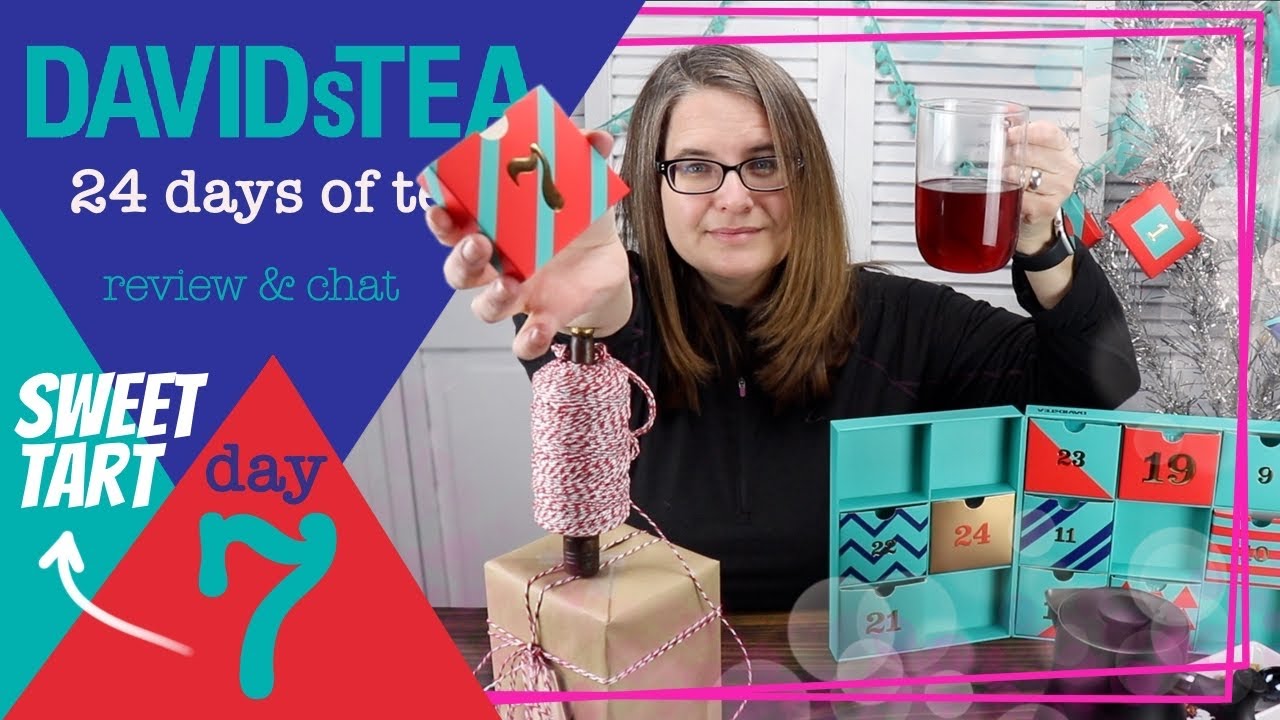 Day 7 Sweet Tart DAVIDsTEA 24 Days of Tea Advent Calendar 2019 