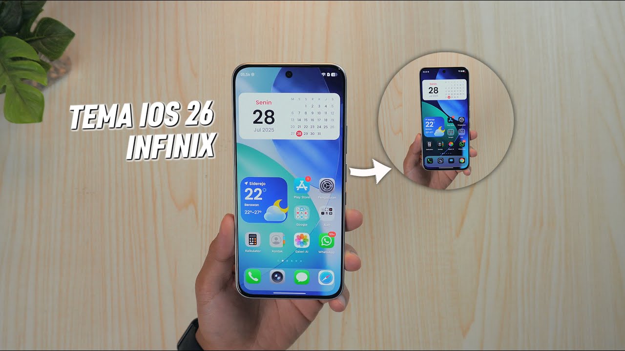 Tema iOS 26 TERBARU Buat Infinix! Kamu Harus Coba Guys