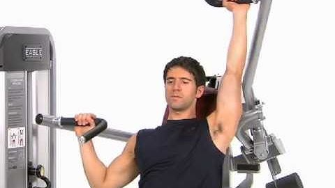Reciprocating Shoulder Press - Cybex Eagle Shoulder Press