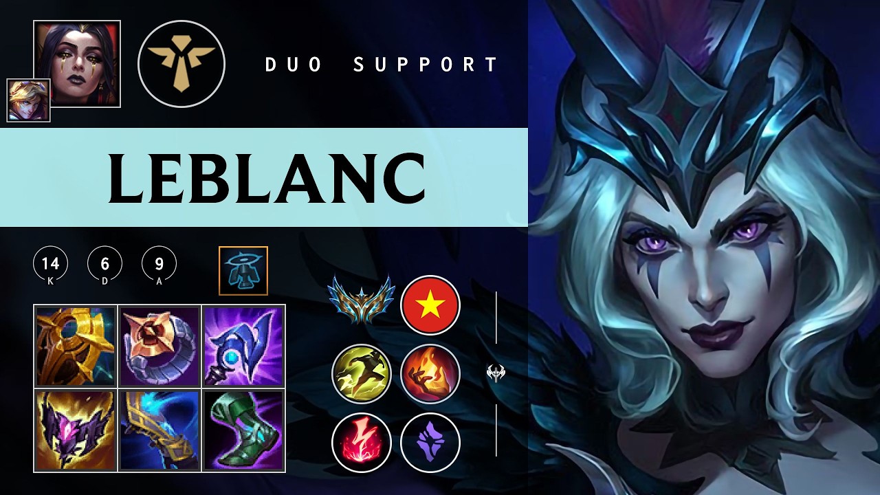 LeBlanc Support vs Rakan - VN Challenger Patch 26.04