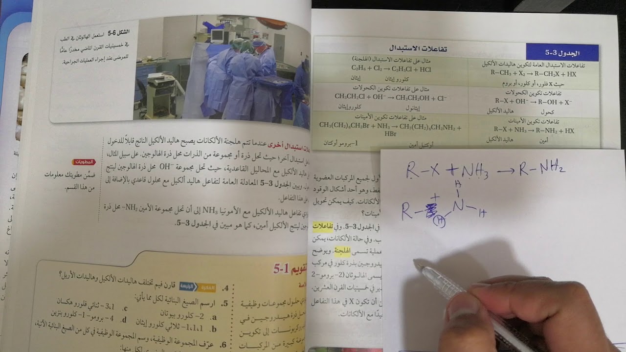 ك3 تفاعلات الاستبدال