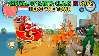 Rope Hero Vice Town Secret Places #53 | Arrival Of Santa Claus | Best Android Gameplay FHD screenshot 4