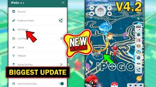 IPOGO New Mega Update Version 4.2 | Anti Ban Patch Update in IPogo Latest Version With GPX Support