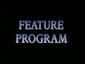 Feature Program 1995 1998 