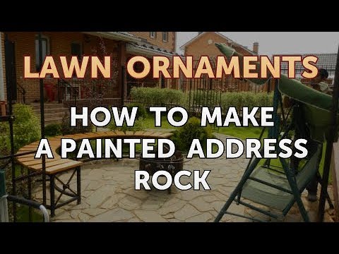 How To Paint House Numbers On A Rock