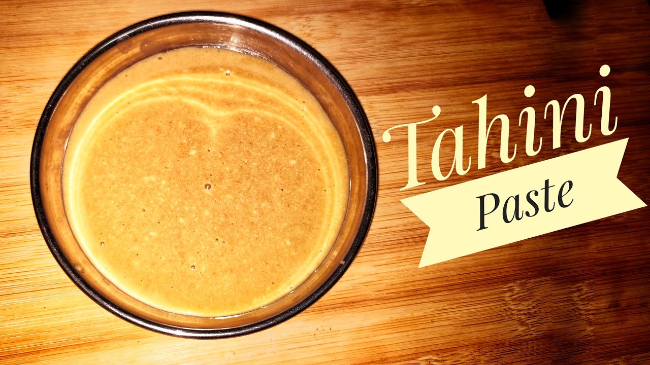 #Tahini paste | how to make tahini at home | Arabic paste | Athena&amp;#39;s ...