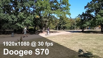 Doogee S70 - Full HD (1920x1080) camera video sample