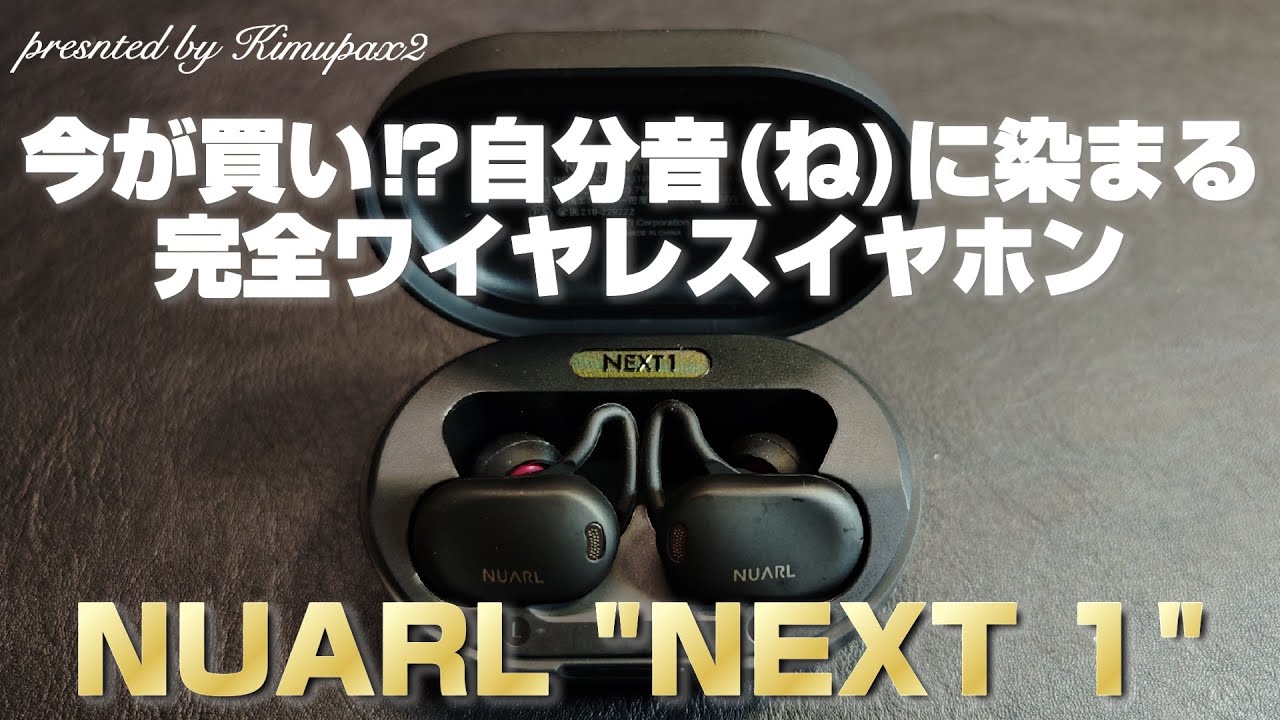 NEXT1L NUARL ブラック ワイヤレスイヤホン NUARL NUARL【公式】NEXT1 完全 ワイヤレスイヤホン + 20W PD