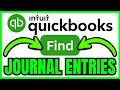 How To FIND JOURNAL ENTRIES In QuickBooks Online (QUICK & EASY) 2026