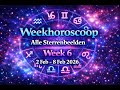 Weekhoroscoop – Alle Sterrenbeelden | Week 6 (2 feb t/m 8 feb 2026)