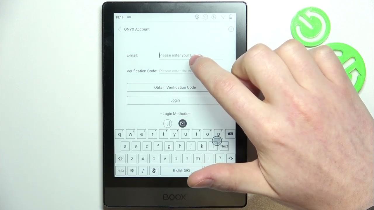 Onyx Boox Poke 3 How To Create Onyx Account YouTube