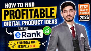How to Find Profitable Digital Product Ideas Using eRank | Etsy Product Research 2026