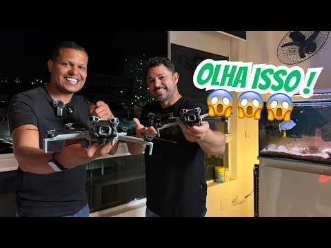 Ele veio até o estúdio… e testamos juntos o DJI Mini 5 Pro! 🔥