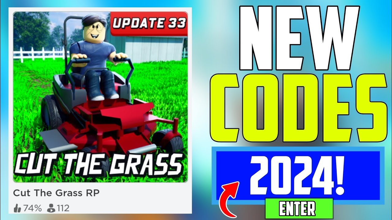 *SECRET UPDATE!* CUT THE GRASS RP CODES 2024 YouTube