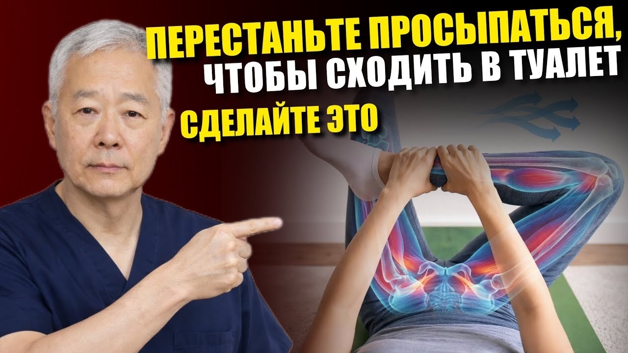 Перестаньте просыпаться ночью в туалет! 3-минутный вечерний приём | Советы пожилым 60+