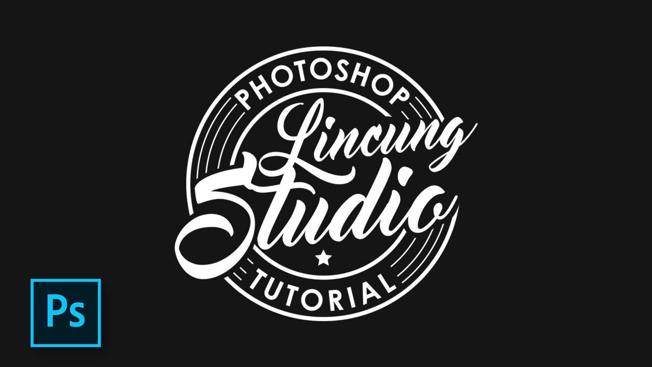 Cara Desain  Logo  Distro  tema Retro dengan Photoshop 