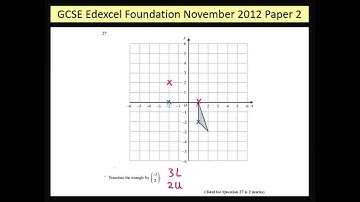 GCSE Edexcel Foundation November 2012 Paper 2 Q27