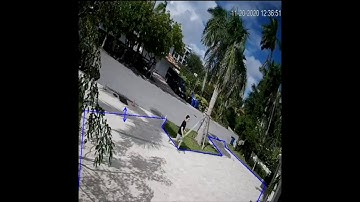 IVS Tripwire | Man Walking Towards House | IC Realtime